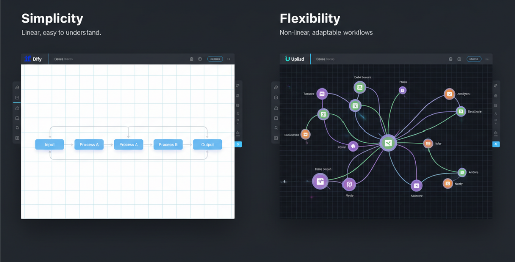 Visual builder comparison