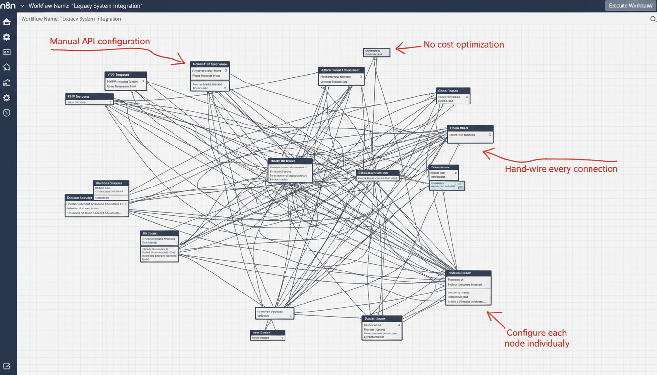 n8n workflow complexity